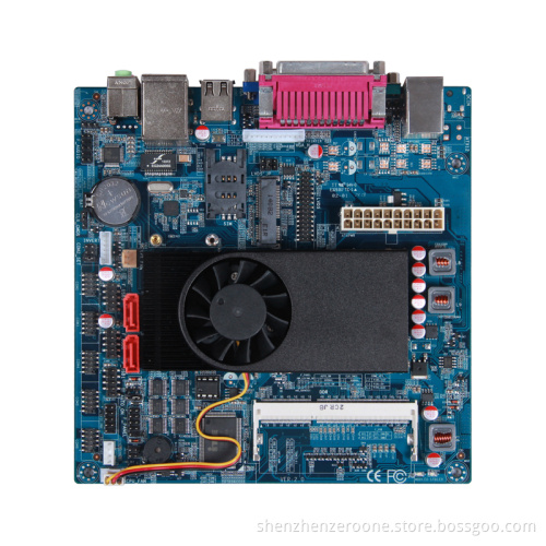 17x17cm MINI-ITX Embedded Motherboard/Intel Celeron 1037U processor/Intel NM70 chipset/1xLAN port/COM port/USB2.0